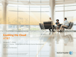 Enabling the CLoud - AT&T Labs Research
