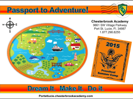 2015 preschool summer camp brochure