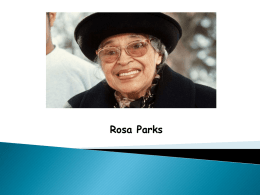 Rosa Parks - Colégio Imaculada Conceição