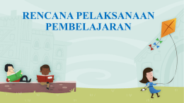 Gunarti &ndash; PERENCANAAN PEMBELAJARAN
