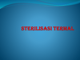 STERILISASI TERMAL