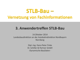 mehr info - STLB-Bau-Anwendertreffen