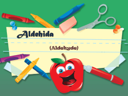 Aldehida II - WordPress.com