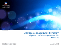 Change Management Strategy Proposal