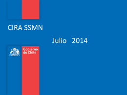 CIRA SSMN Julio 2014