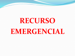recurso emergencial