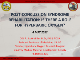Post-Concussion Syndrome Rehabilitation