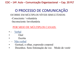 COC - 14a. Aula - Comunicação Organizacional