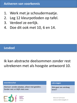 Lessjabloon voorbeeld