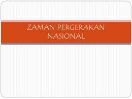 Faktor ekstern dan intern lahirnya nasionalisme Indonesia.