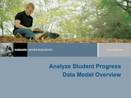 (ASP) Data Model Overview - Computing & Information Technology