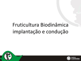[Apresentação] – Fruticultura Biodinâmica – Implantação e Condução
