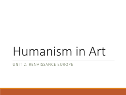 Humanism in Art