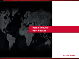 Versa-Trieve VBA Packer