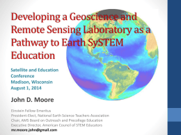 developing a geoscience & remote sensing lab