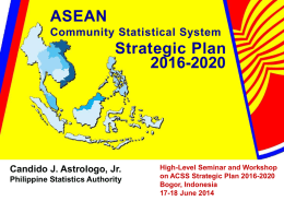 ASEAN STATISTICS…