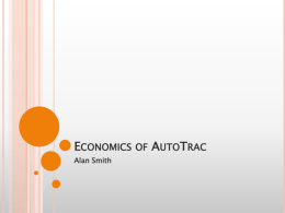 Economics of John Deere`s AutoTrac and ITEC guidance