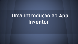 App Inventor presentation