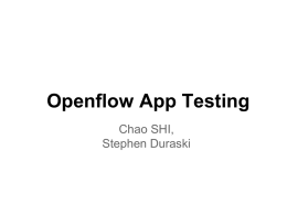 Openflow App Testing