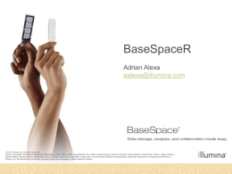 BaseSpaceR - Bioconductor