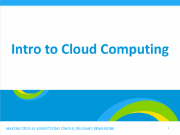 Cloud Computing - Adform | Academy