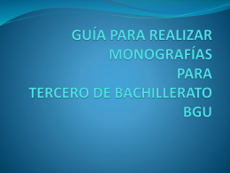monografía para tercero de bachillerato bgu