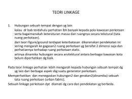 Teori Rancang Kota Pertemuan 10