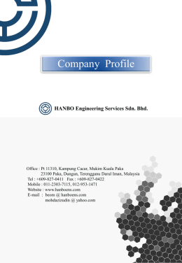 HANBO Engineering Services Sdn. Bhd.