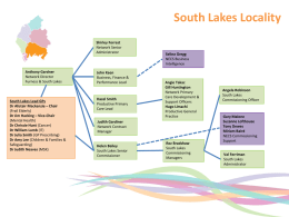 External Cumbria CCG South Lakes Contact List