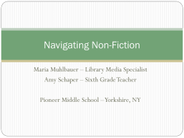 Navigating Nonfiction PowerPoint Presentation