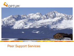 Peer Support Specialist*s
