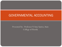 Amy Santos - Florida Government Finance Officers Association