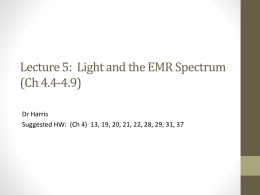 Lecture 5 - Chemistry at Winthrop University