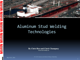 Stud Welding Technologies in Shipbuilding