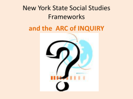 Social Studies Inquiry arc