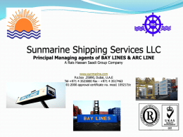 BAY LINES - Sunmarine Shipping Services LLC