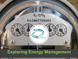Introduction to Energy Management power point presentation
