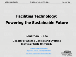 Facilities Technology - Powering the Future