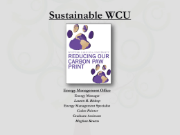 Energy Management - Western Carolina University