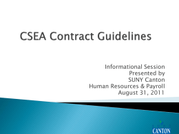 Deficit Reduction Plan Guidelines CSEA (ASU, OSU