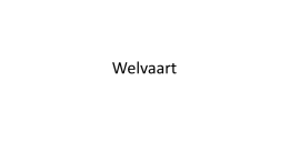 PPT Welvaart