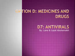 Option D7: Antivirals