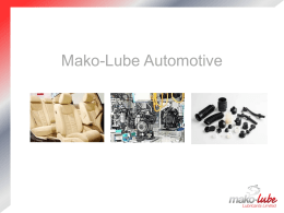Mako-Lube Automotive Presentation