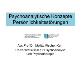 Psychoanalytische Therapien