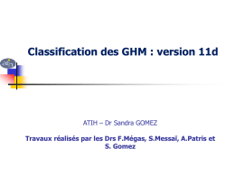 Classification des GHM : version 11d CMD 14 et 15