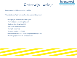 Onderwijs - Provincie West