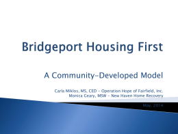 Bridgeport Housing First *