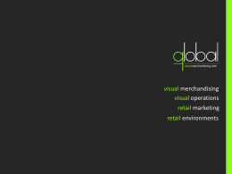 Power Point - Global Visual Merchandising