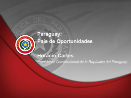 Paraguay - infoMercatiEsteri