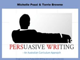 PERSUASION PRESENTATION